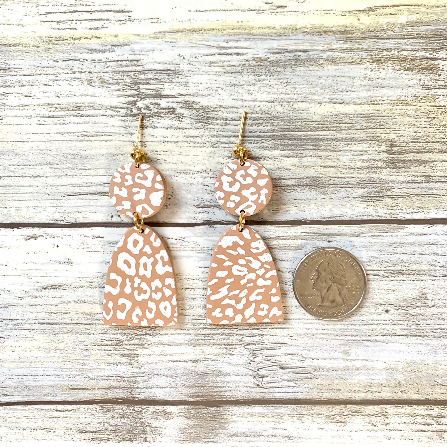 Leopard Print Dangles