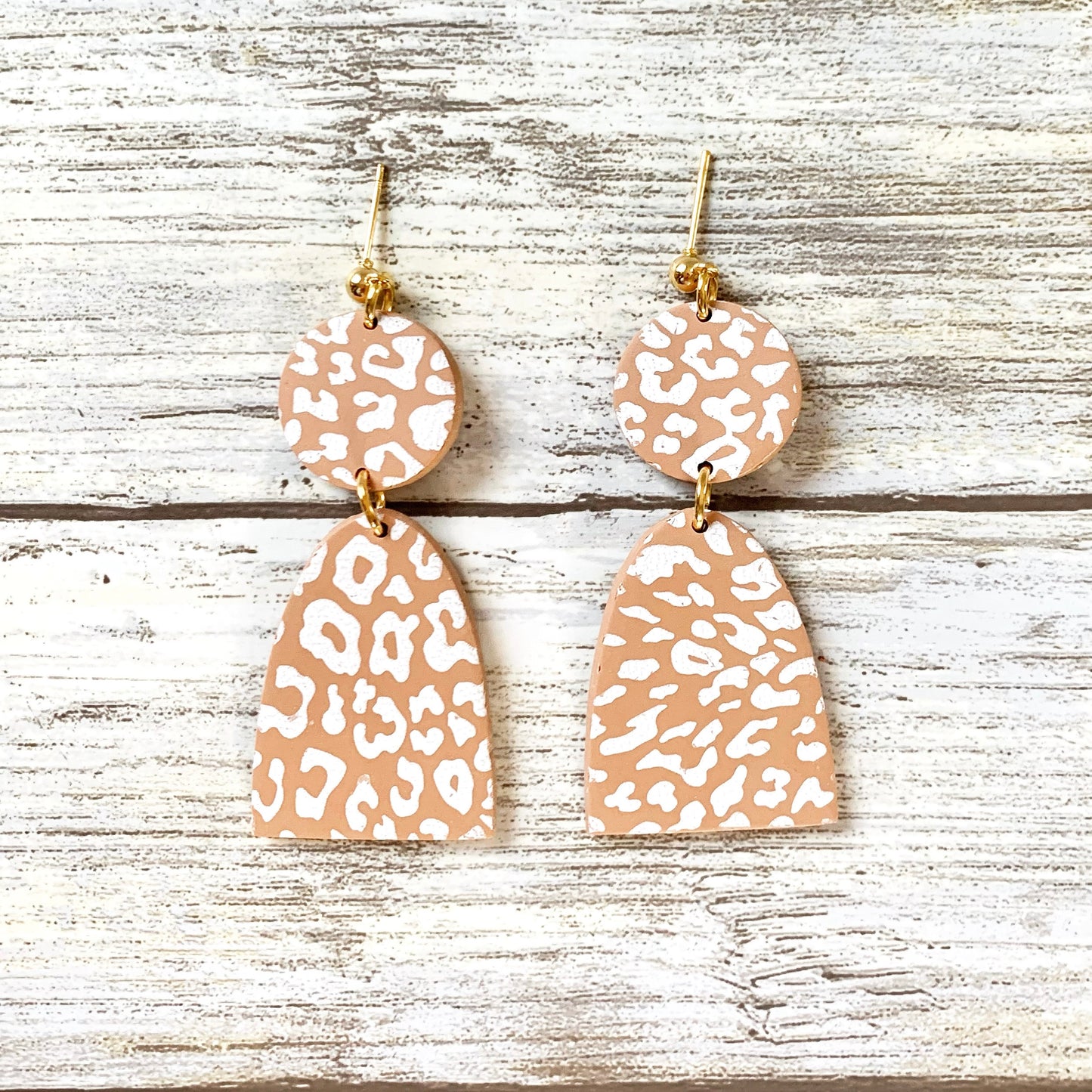 Leopard Print Dangles