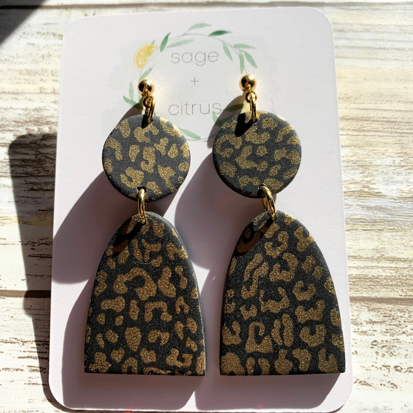 Leopard Dangles