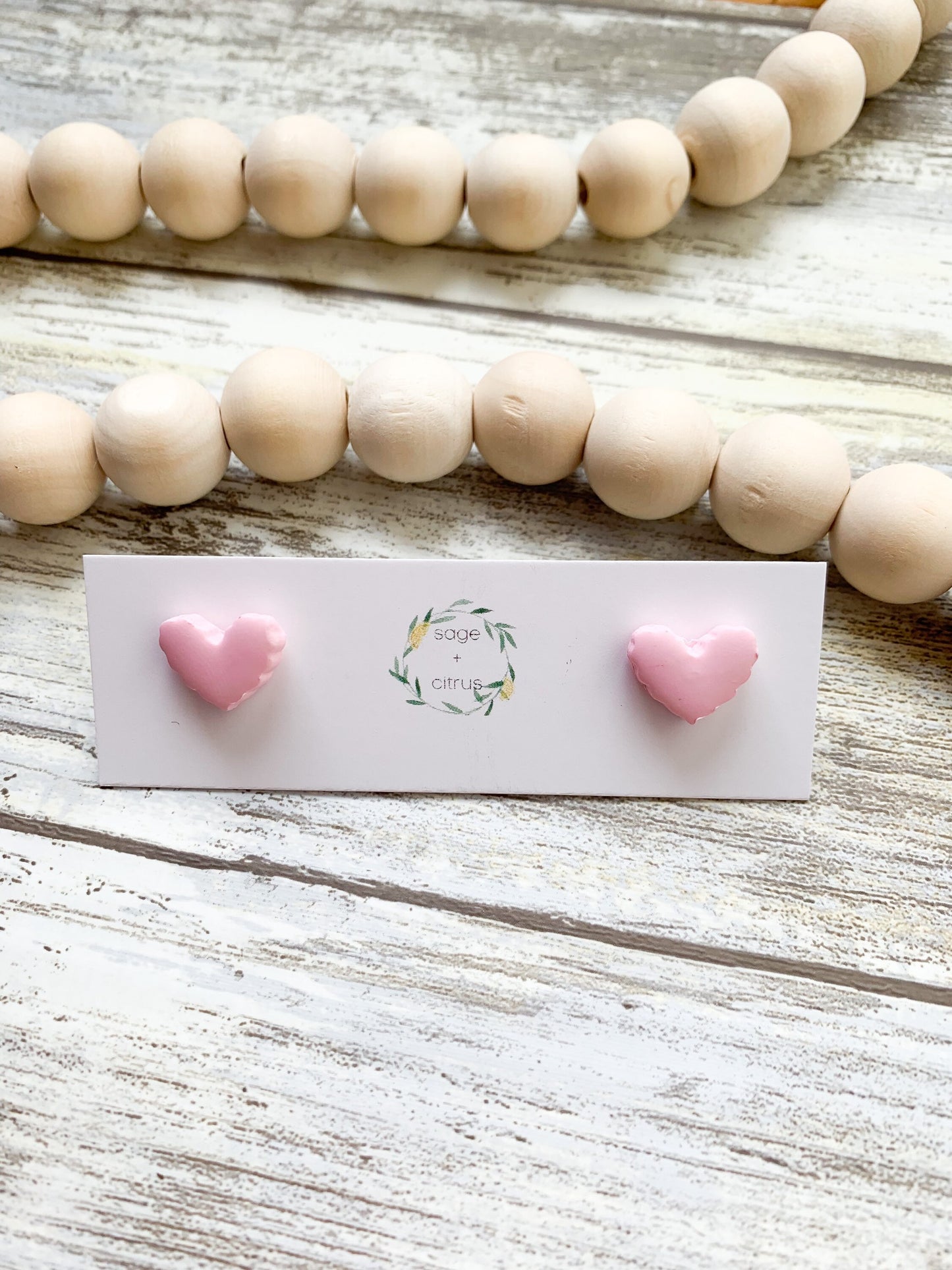 Heart Stud Earrings
