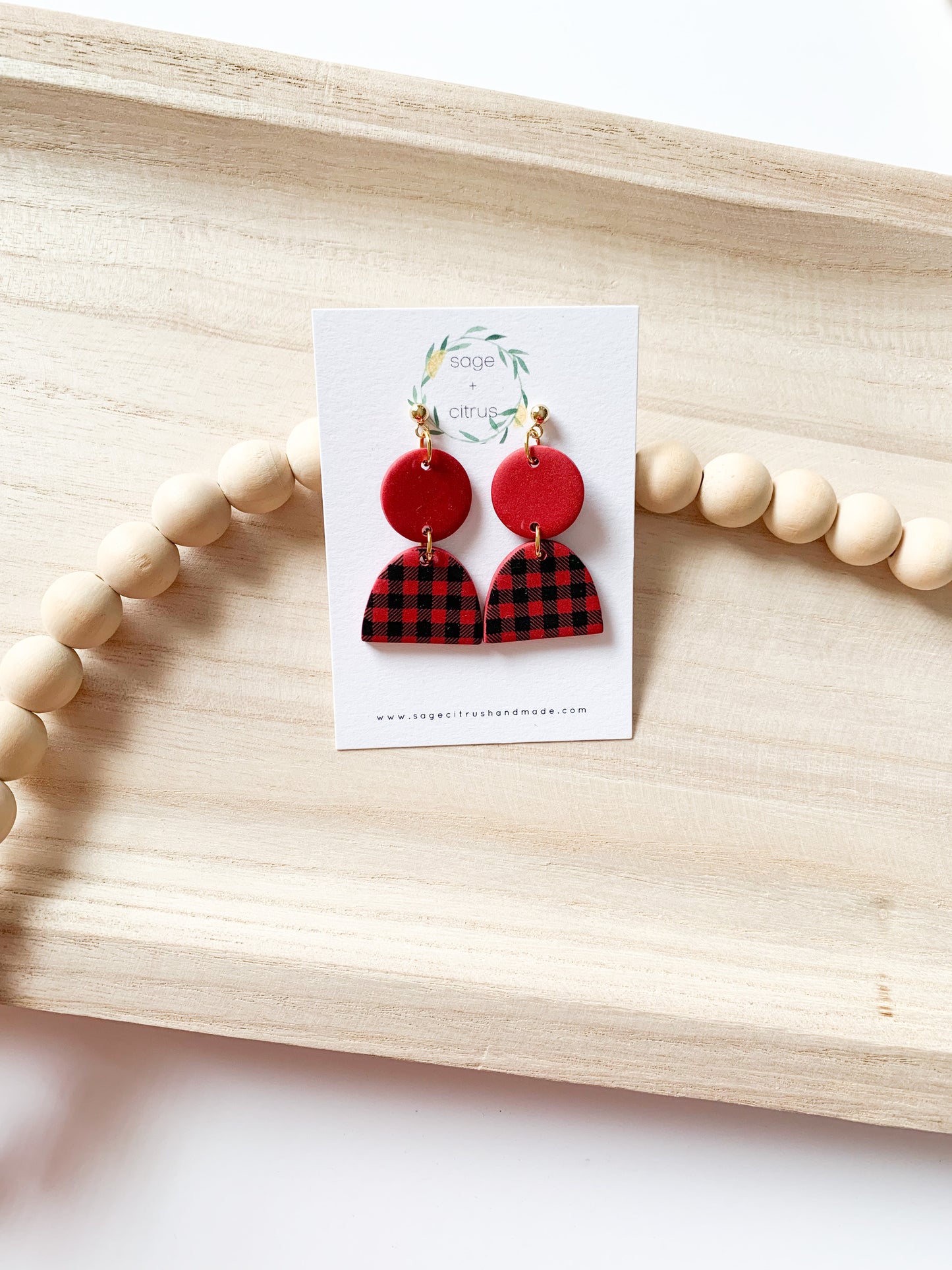 Plaid Dangles