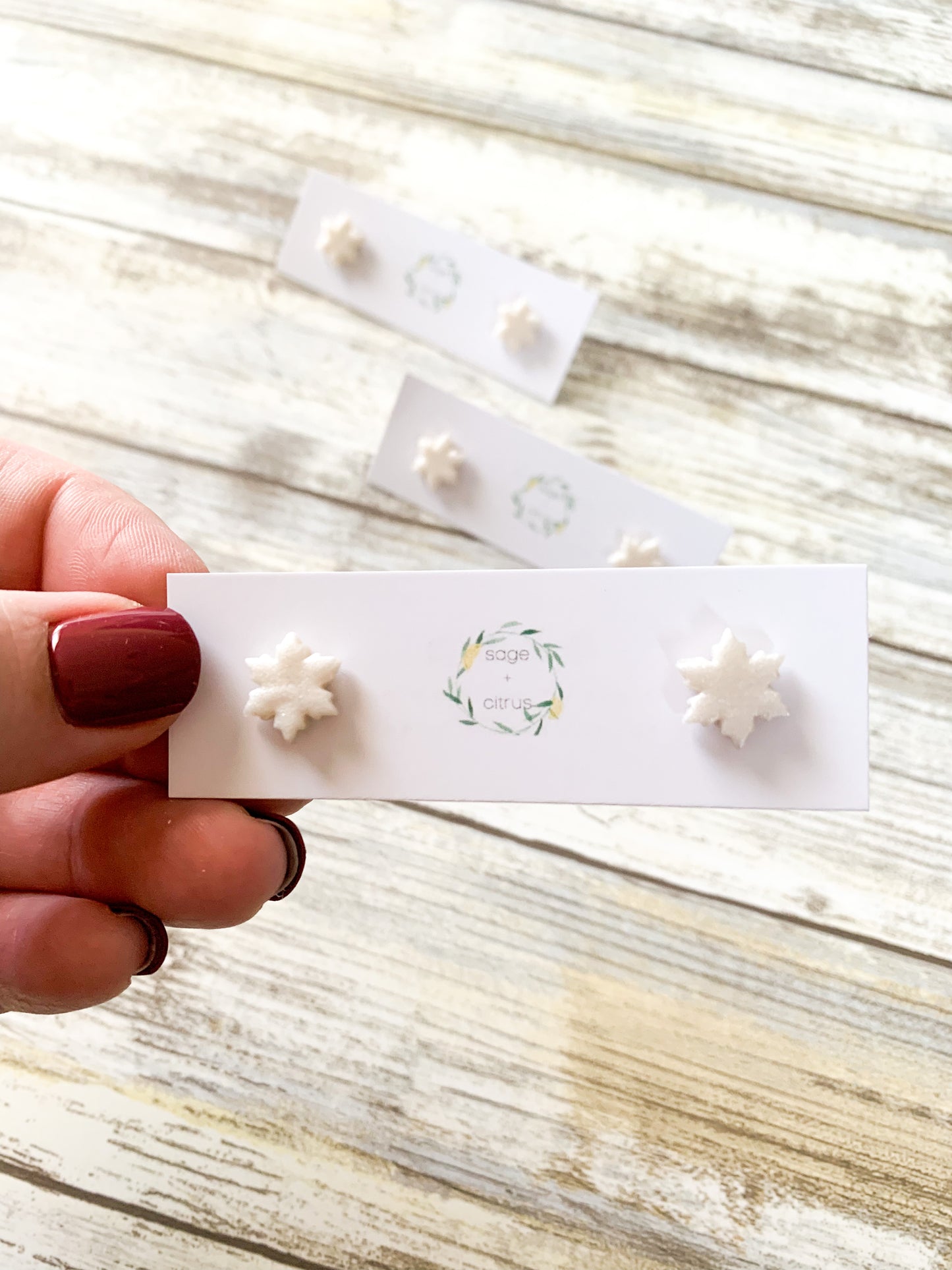 Snowflake Studs