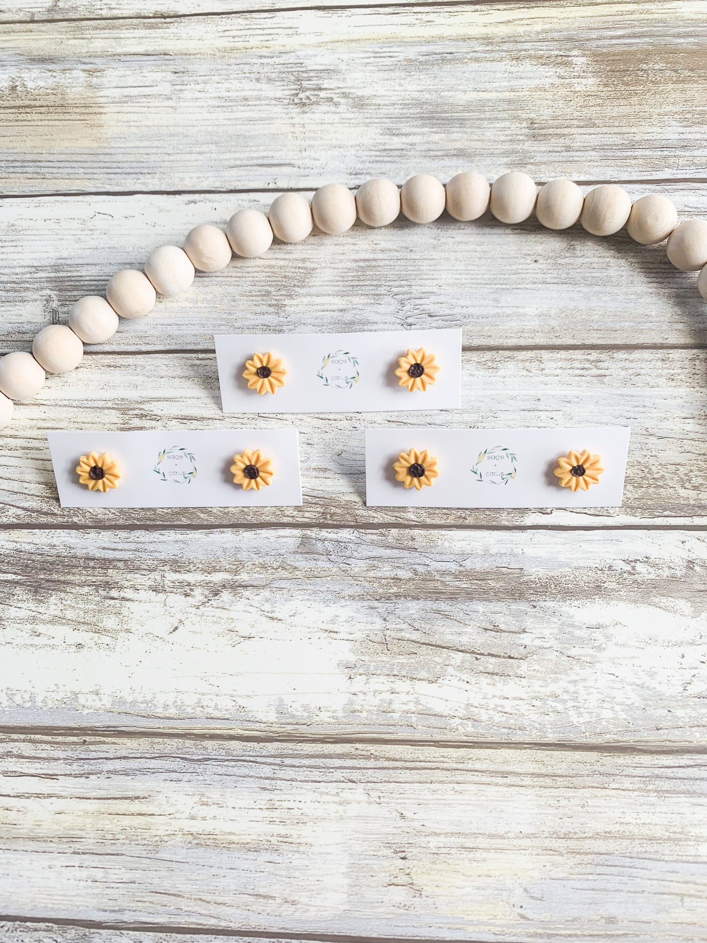 Sunflower Studs