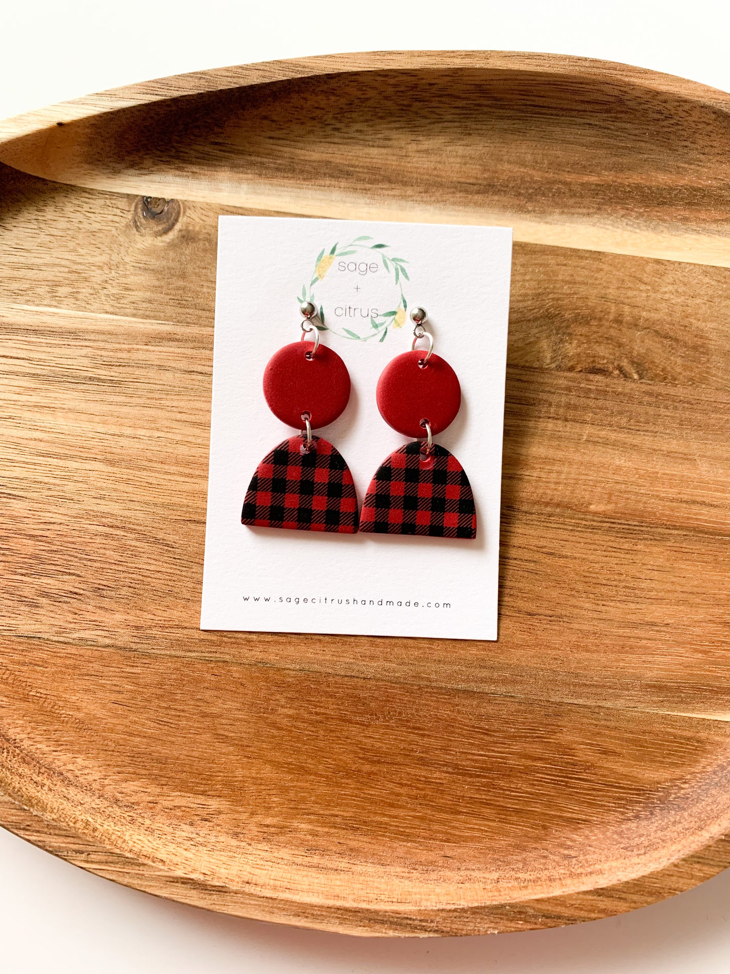 Plaid Dangles
