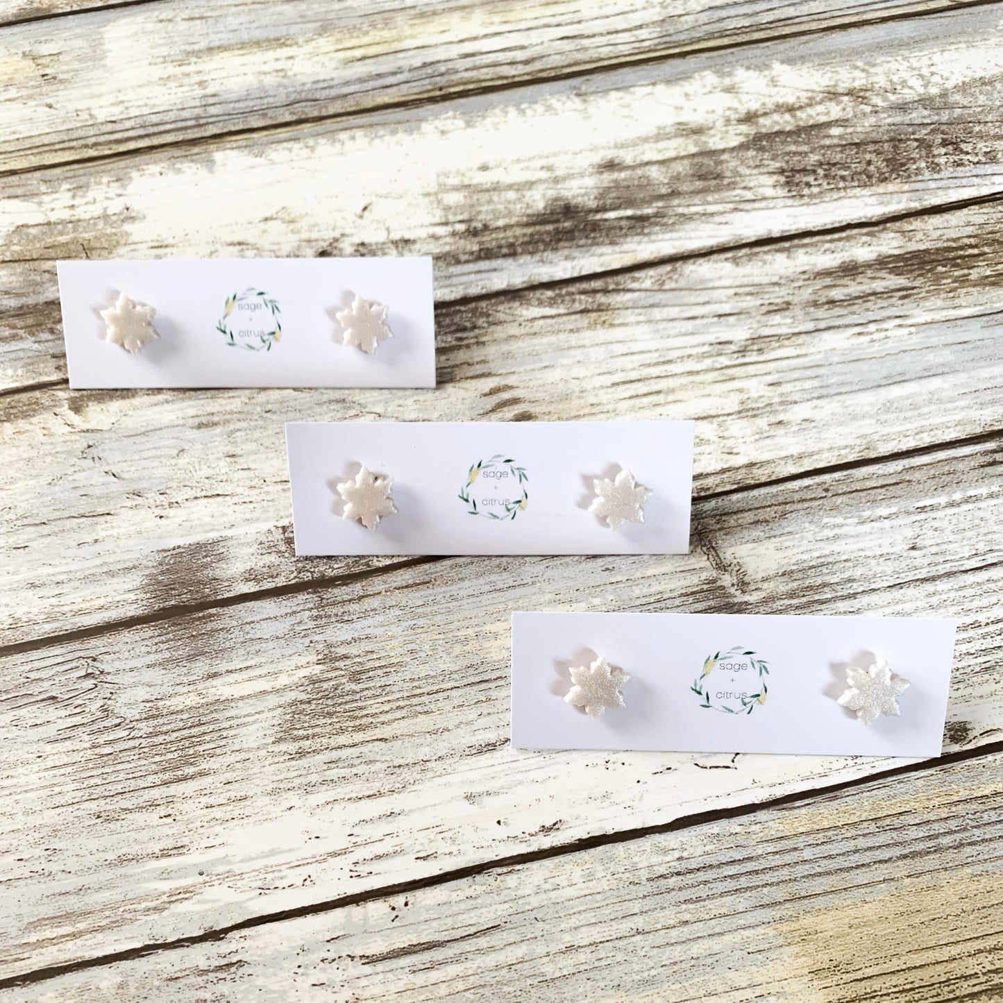 Snowflake Studs