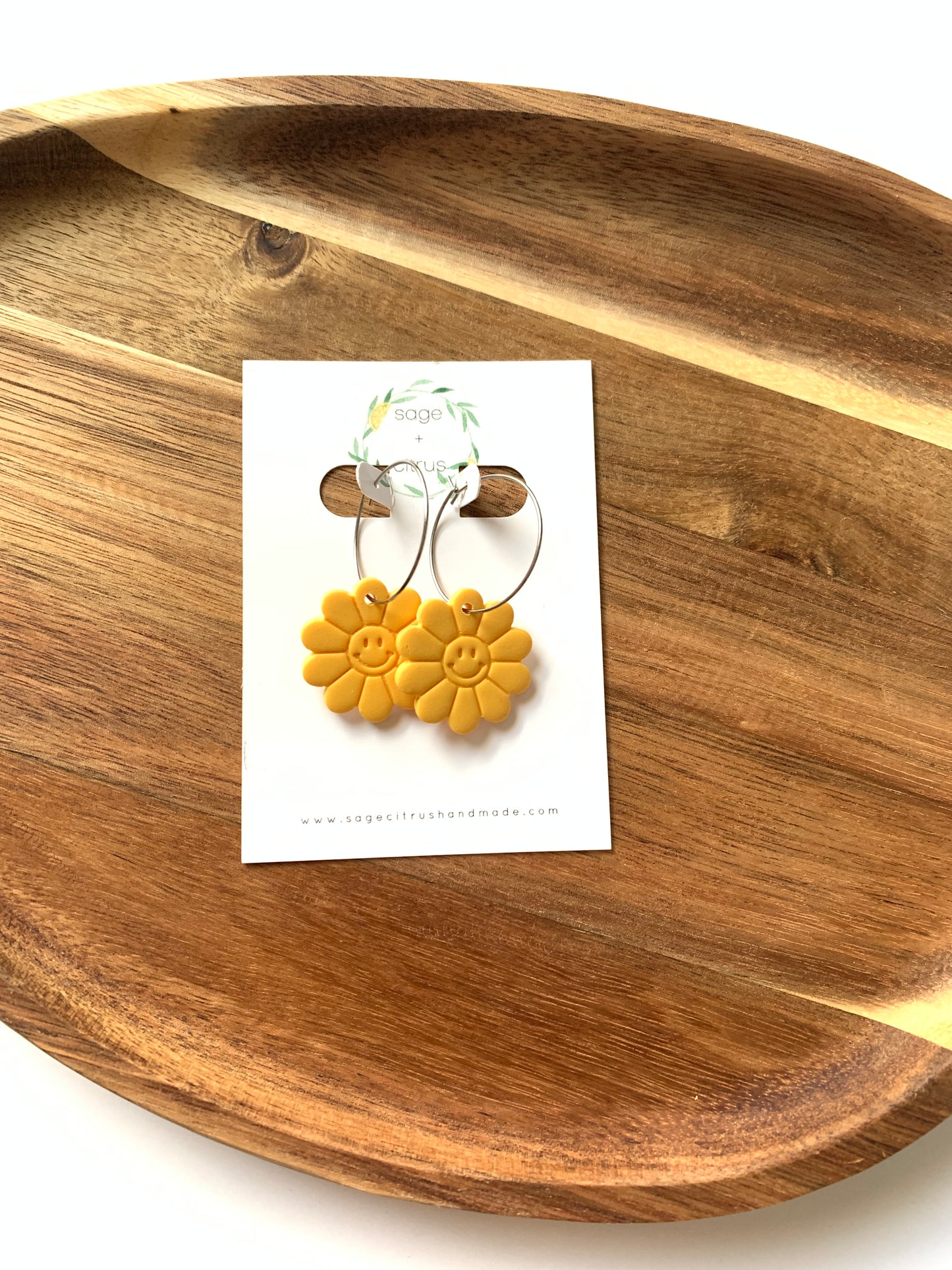 Smiley Hoops - Multiple Colors