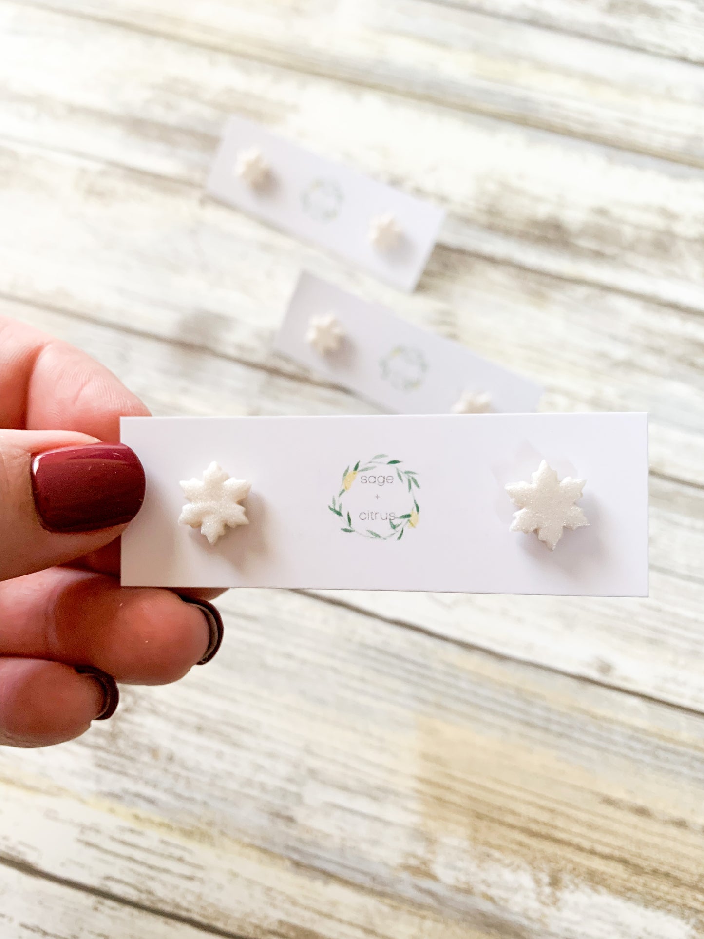 Snowflake Studs
