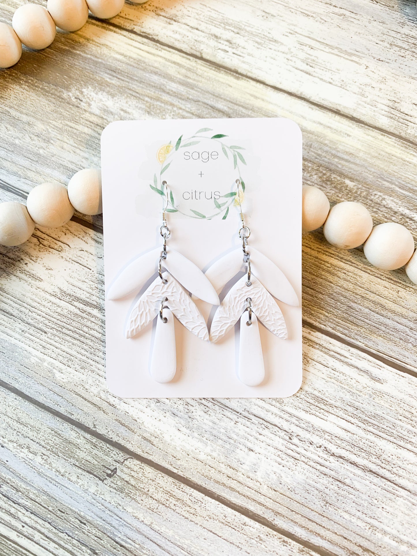 White Leaf Dangles