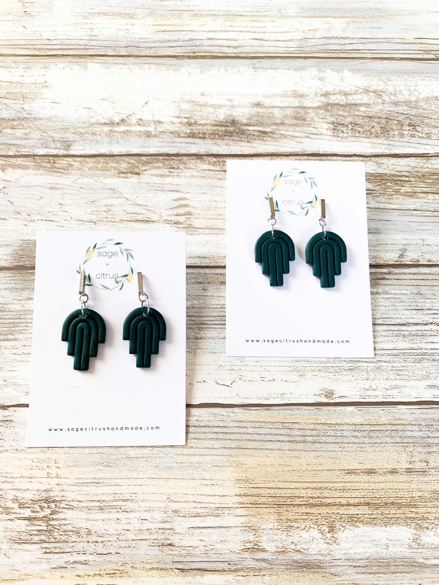 Small Green Arch Dangles