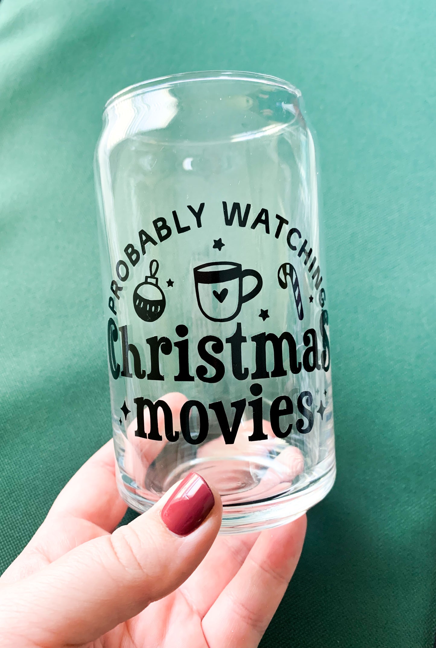 Christmas Movies Can Glass