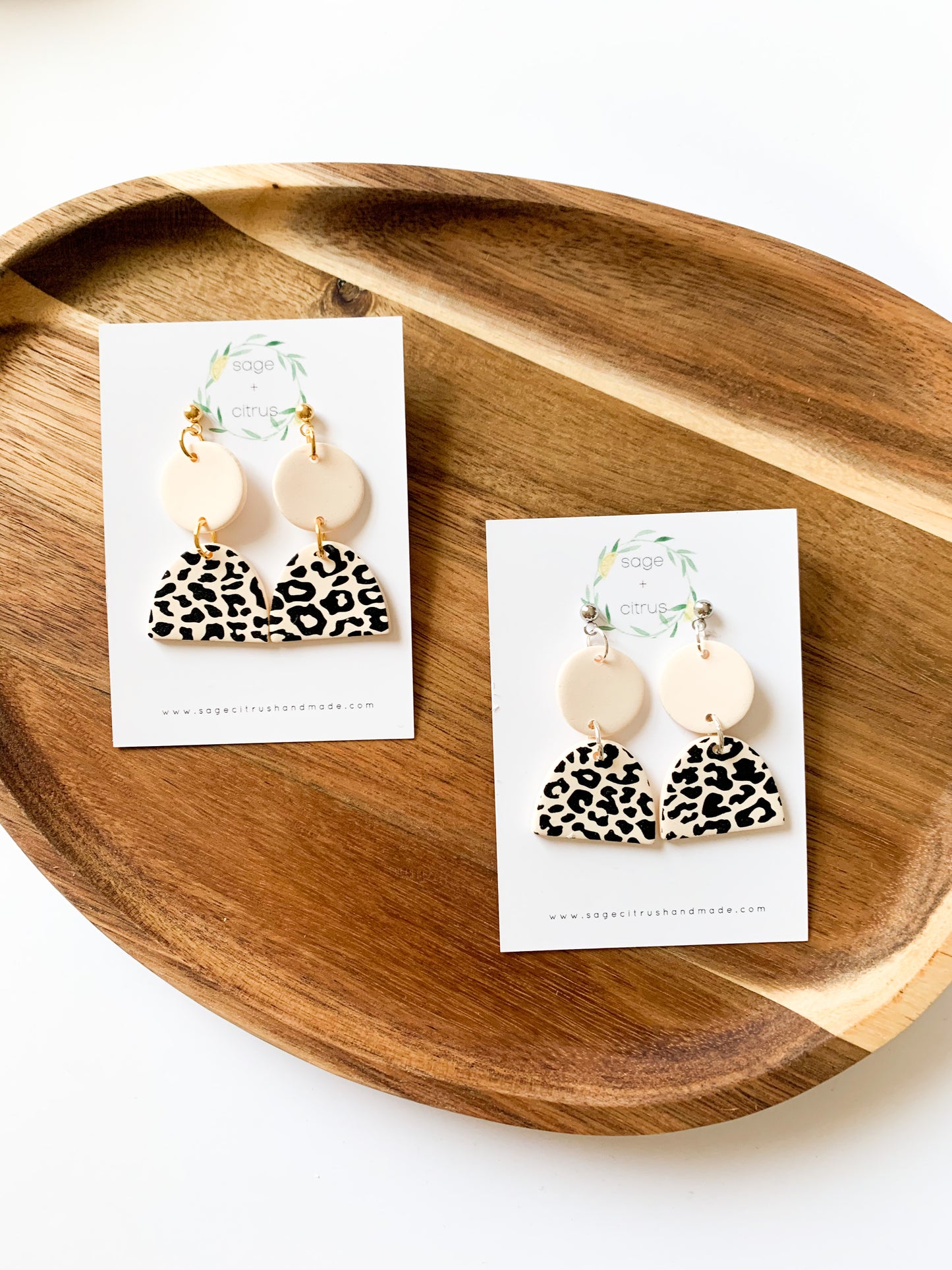 Leopard Dangles
