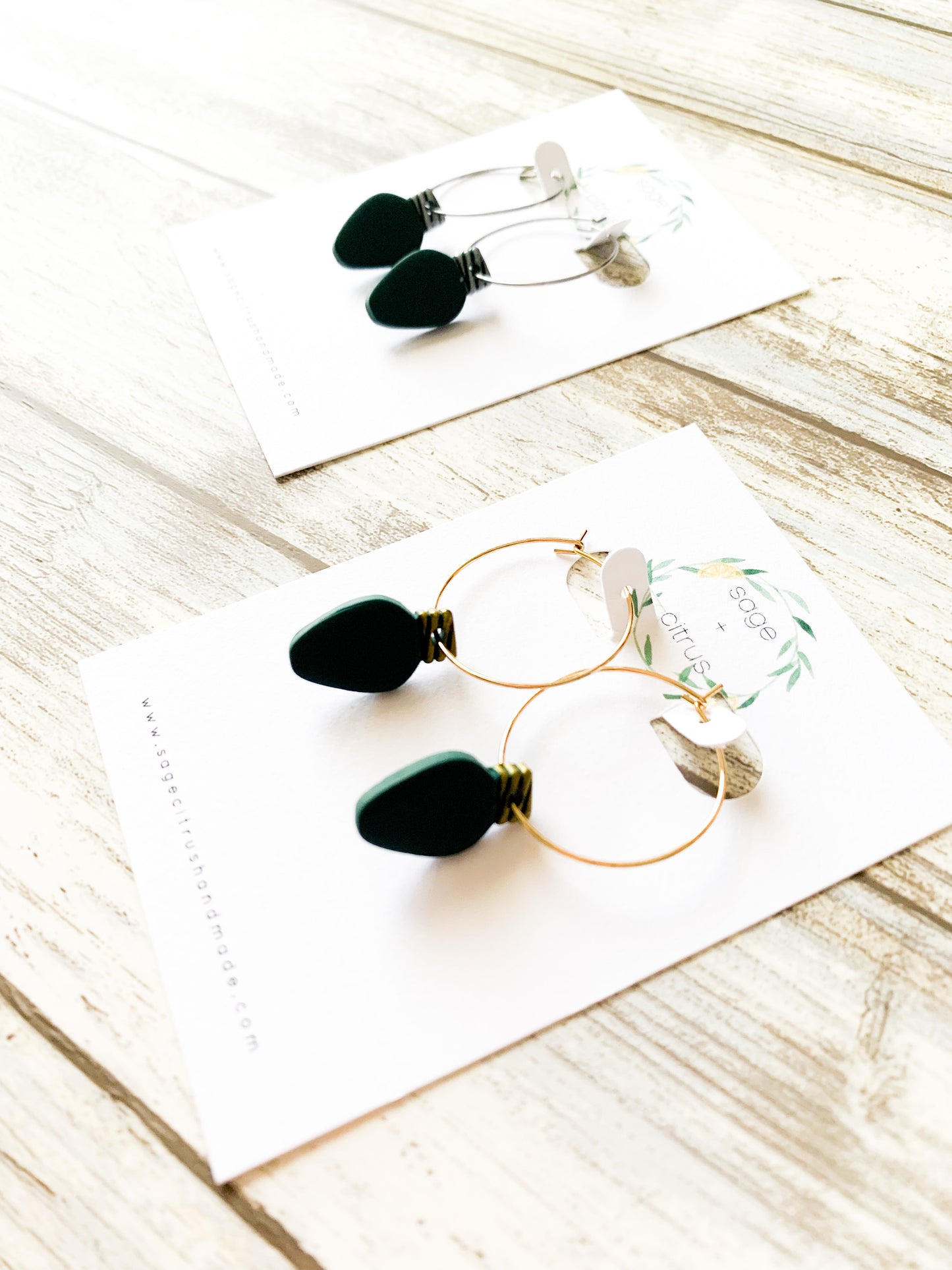 Christmas Light Hoops