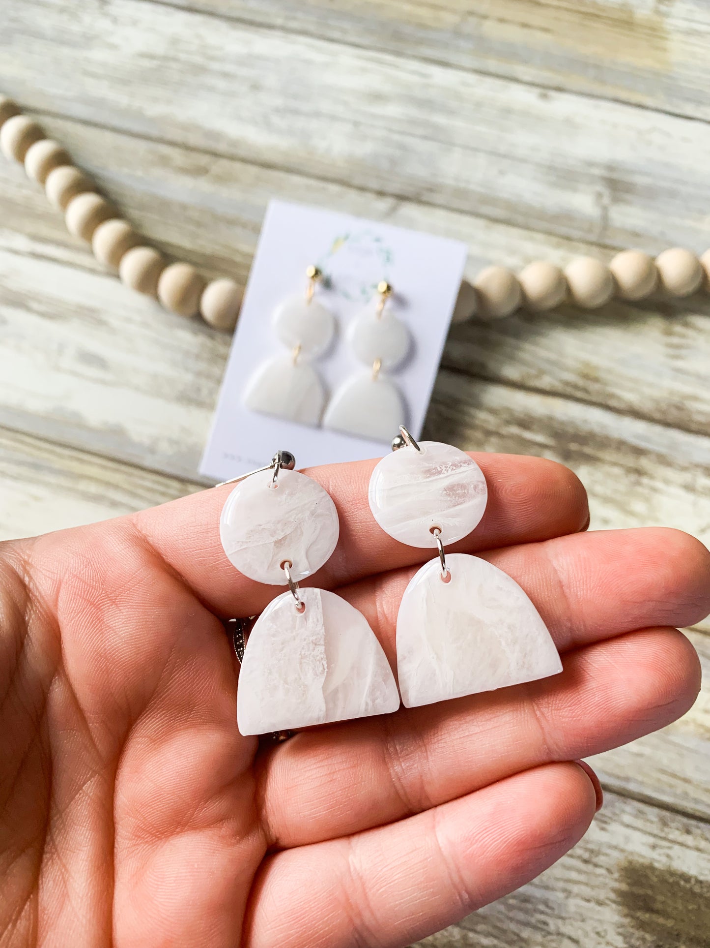 Faux Quartz Dangles