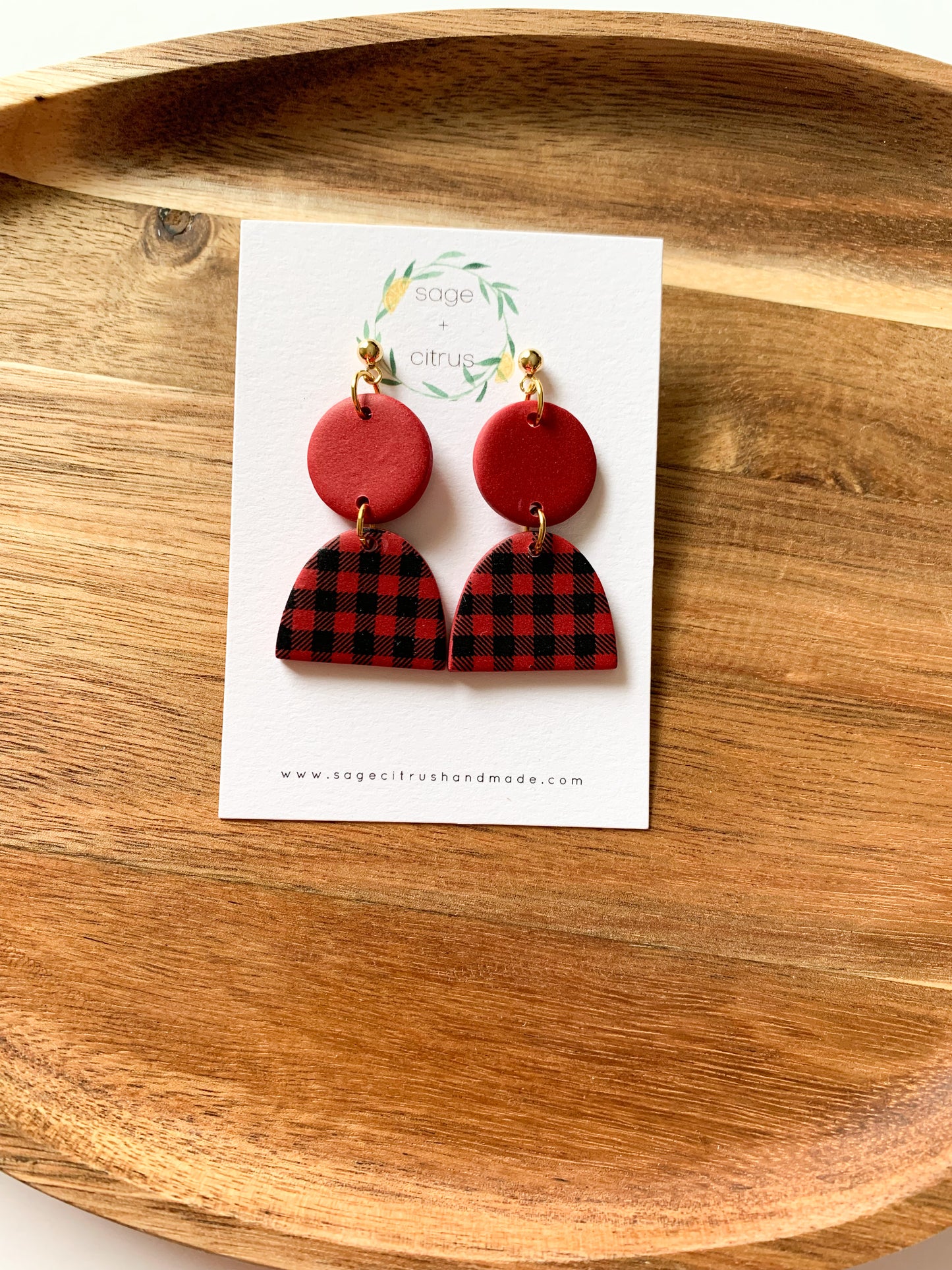 Plaid Dangles