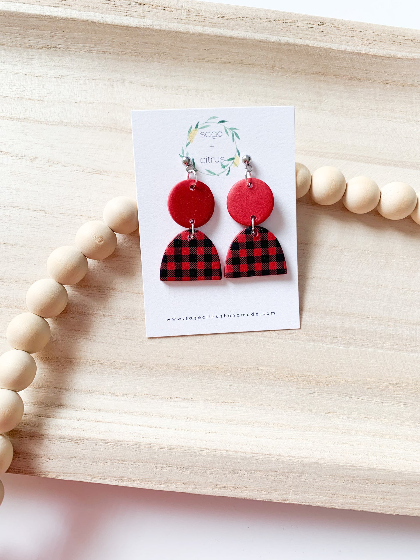 Plaid Dangles