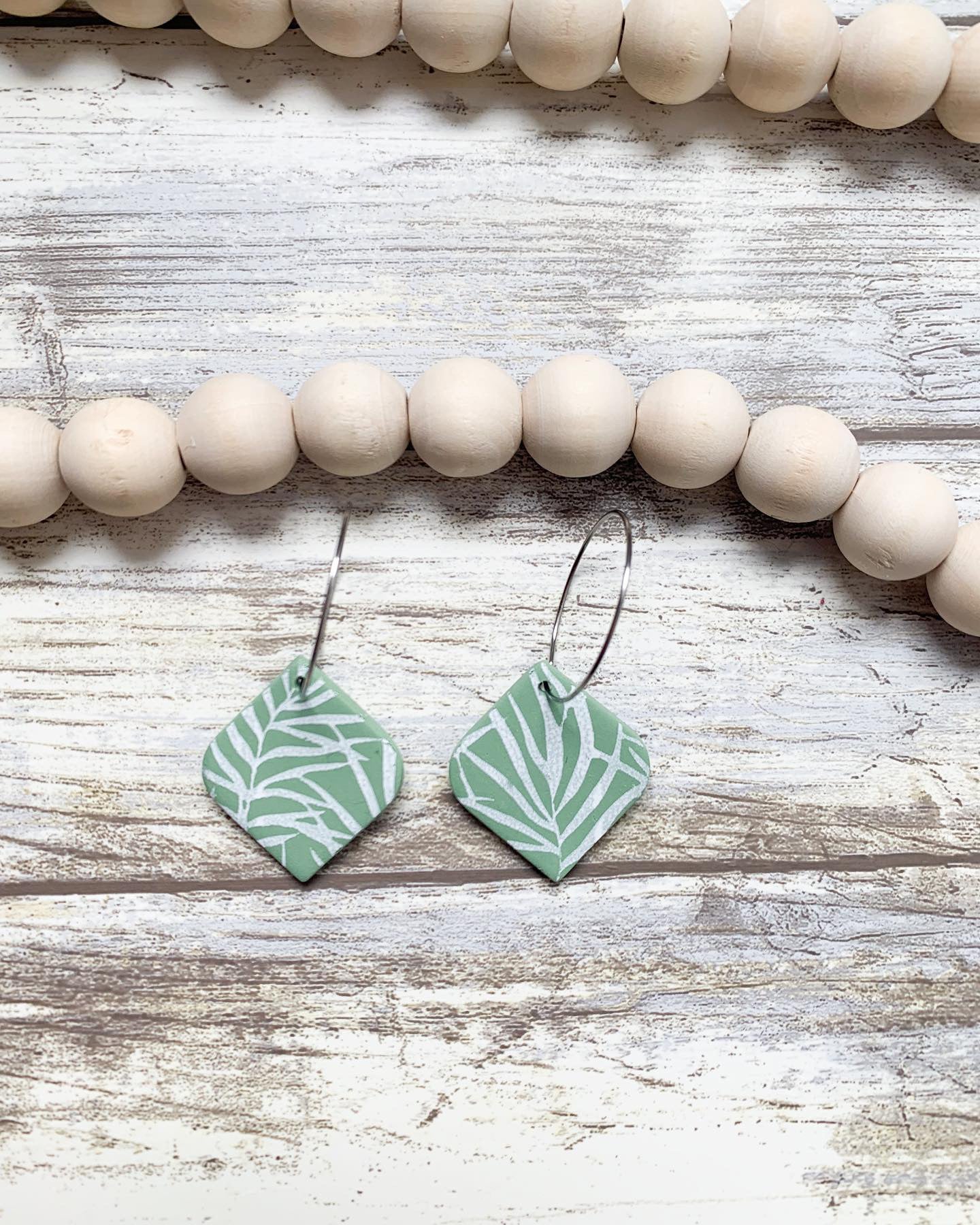 Palm Leaf Hoops