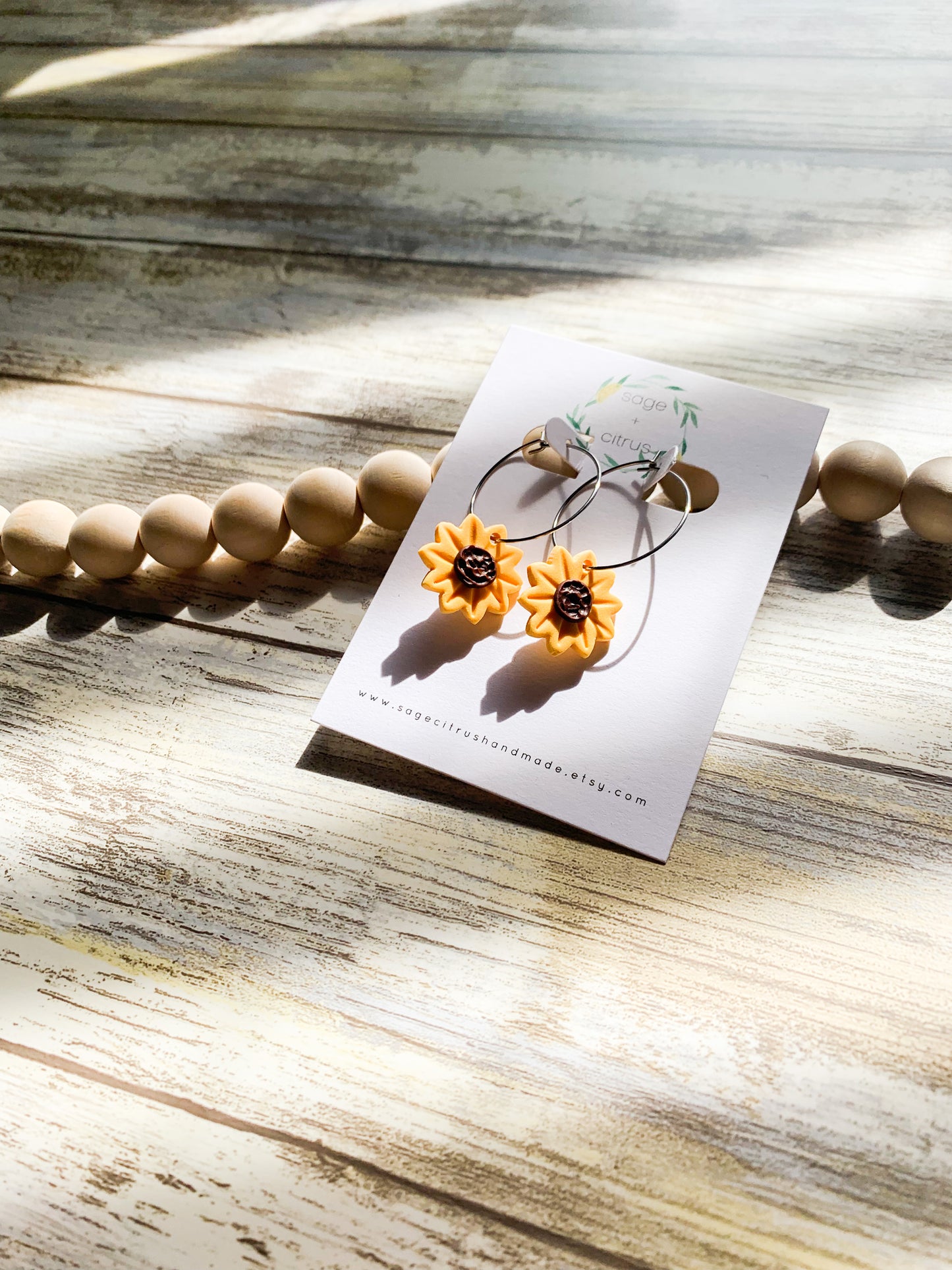 Sunflower Hoops