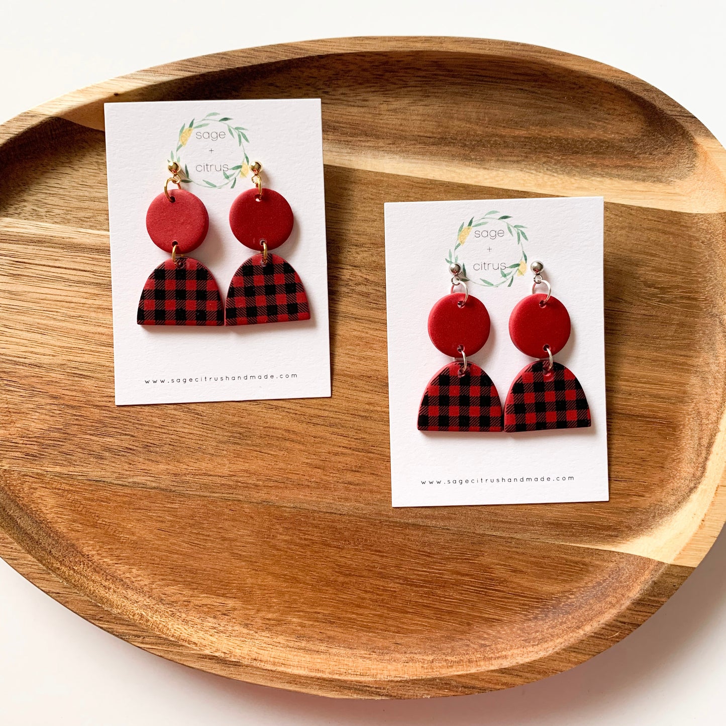 Plaid Dangles