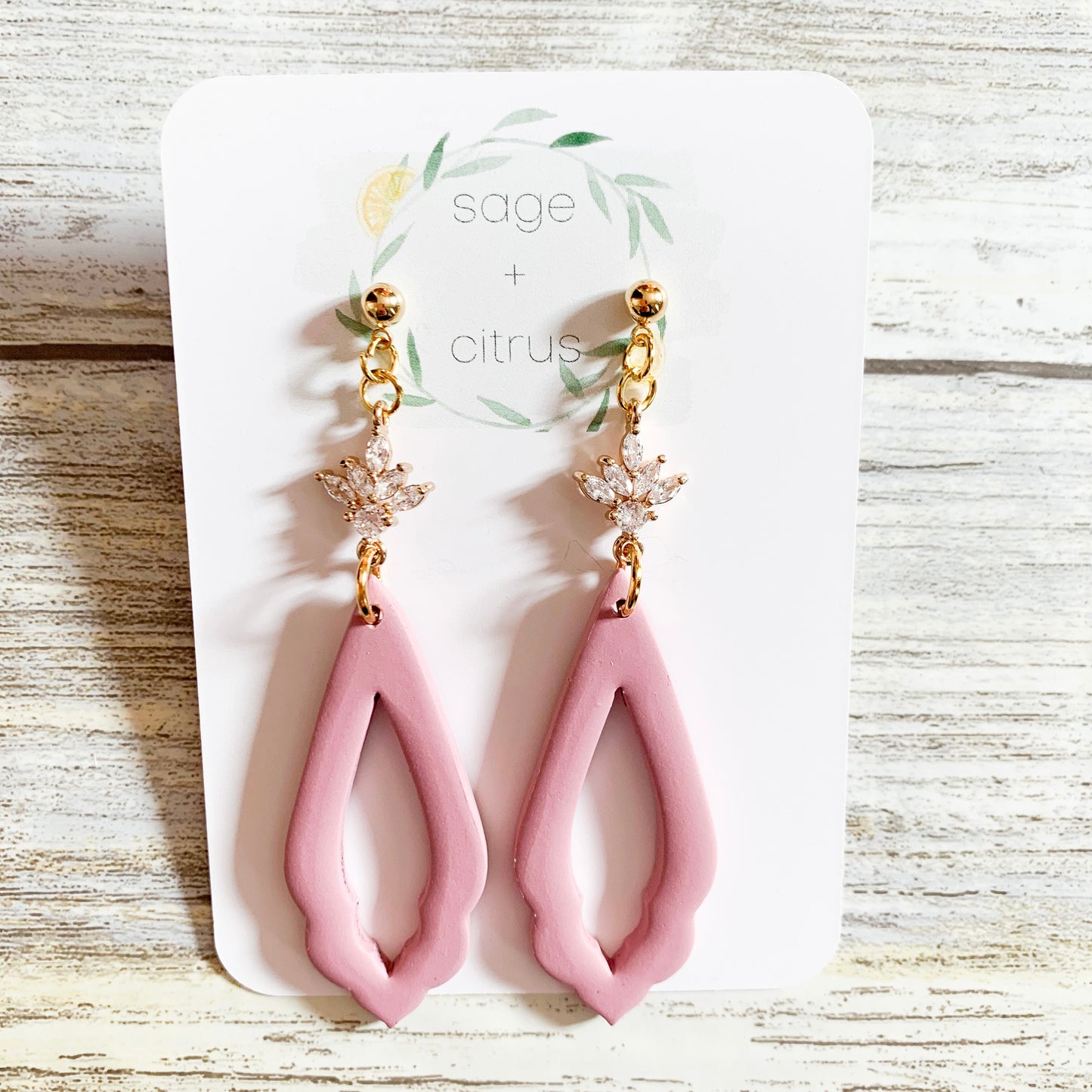 CZ Clay Dangles