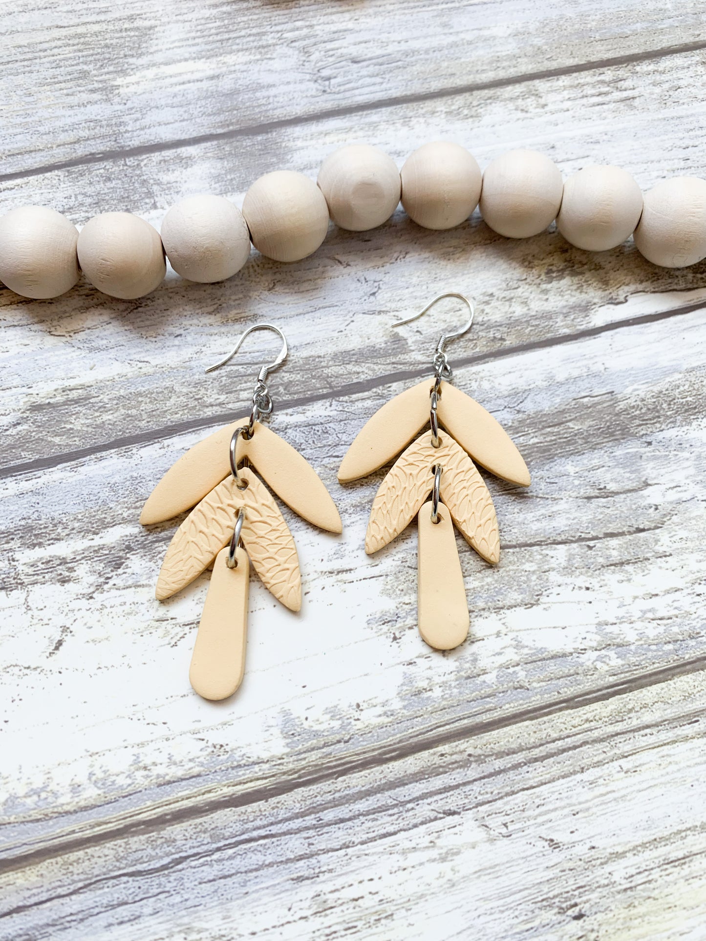 Three Tiered Leaf Dangles