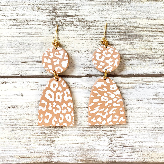 Leopard Print Dangles