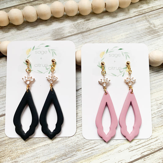 CZ Clay Dangles