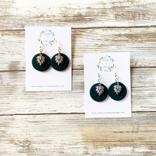 Green CZ Dangles